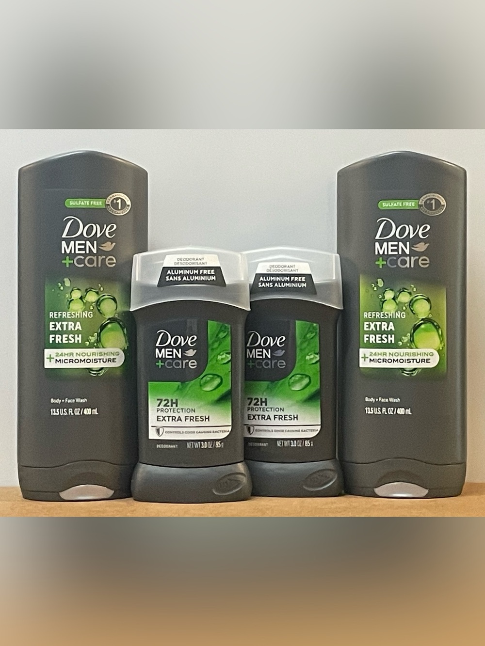 Dove Men+Care Extra Fresh Body Wash & Deodorant Set